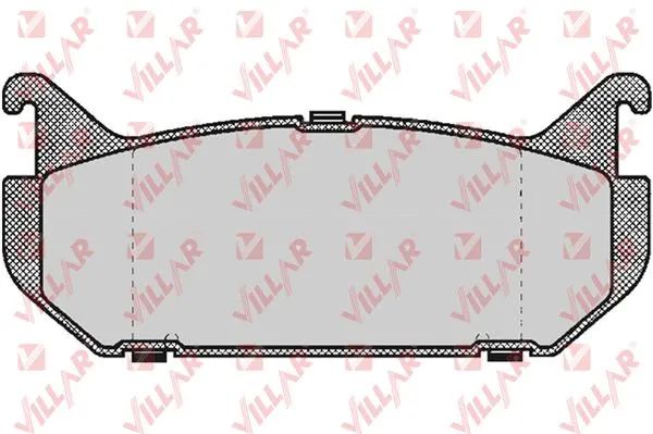 Brake Pad Set, disc brake (626.0512)