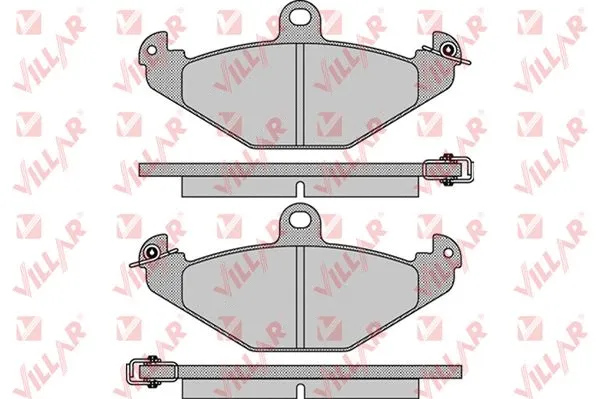 Brake Pad Set, disc brake (626.0890)