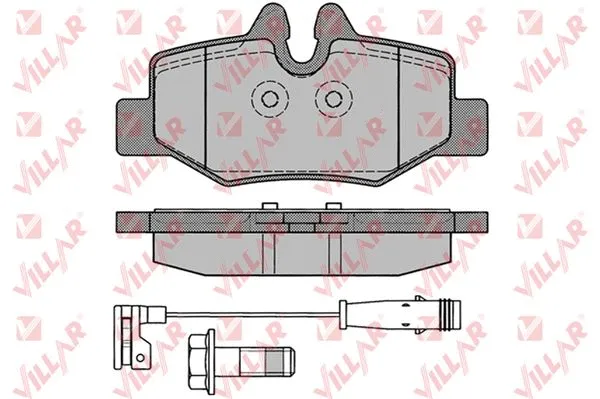 Brake Pad Set, disc brake (626.1246)