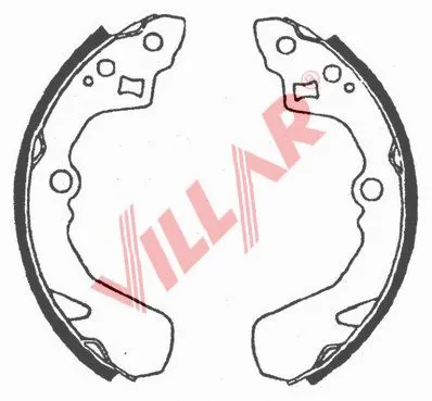 Brake Shoe Set (629.0732)