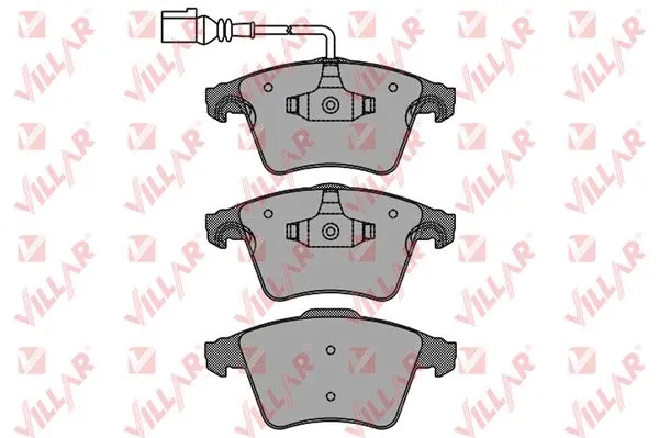 Brake Pad Set, disc brake (626.1205)