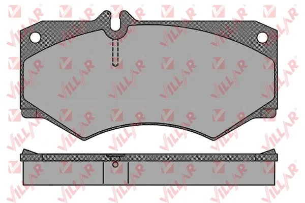 Brake Pad Set, disc brake (626.0408)
