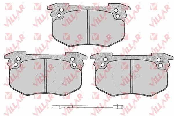 Brake Pad Set, disc brake (626.0229)