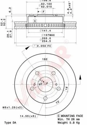 Brake Disc (628.2194)