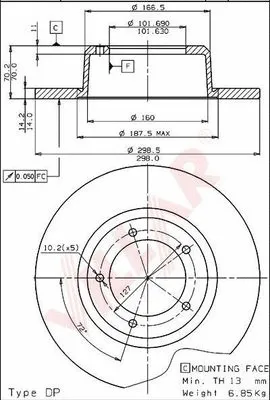 Brake Disc (628.1447)