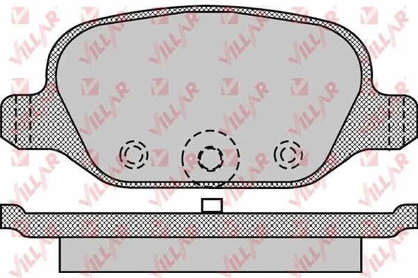 Brake Pad Set, disc brake (626.1265)