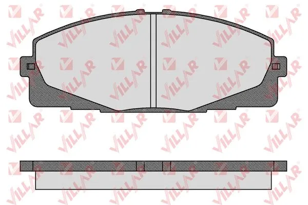 Brake Pad Set, disc brake (626.1595)
