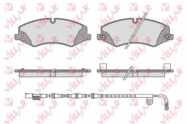 Brake Pad Set, disc brake (626.1616B)