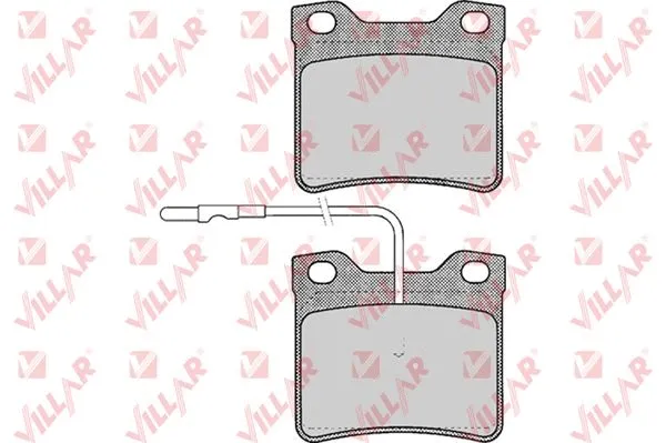 Brake Pad Set, disc brake (626.0330)