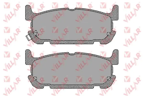 Brake Pad Set, disc brake (626.1386)
