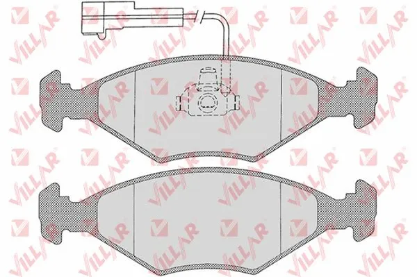 Brake Pad Set, disc brake (626.1203)