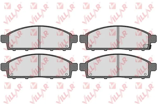 Brake Pad Set, disc brake (626.1319)