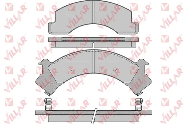 Brake Pad Set, disc brake (626.1040)
