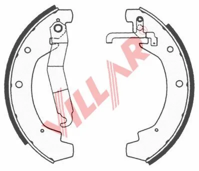 Brake Shoe Set (629.0670)