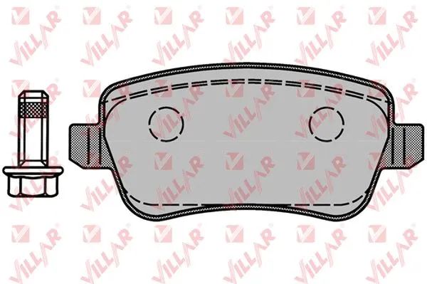 Brake Pad Set, disc brake (626.1218)