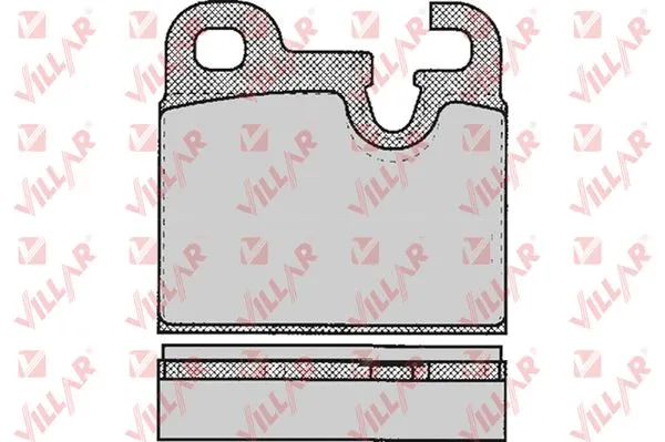 Brake Pad Set, disc brake (626.0203)