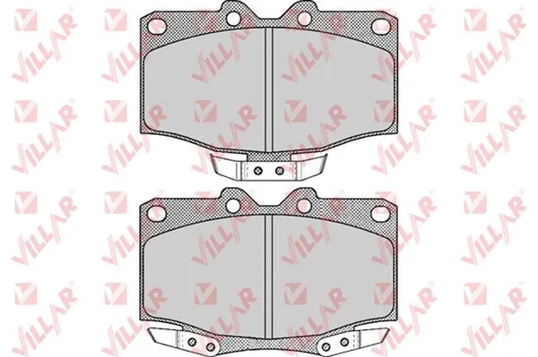 Brake Pad Set, disc brake (626.0515)
