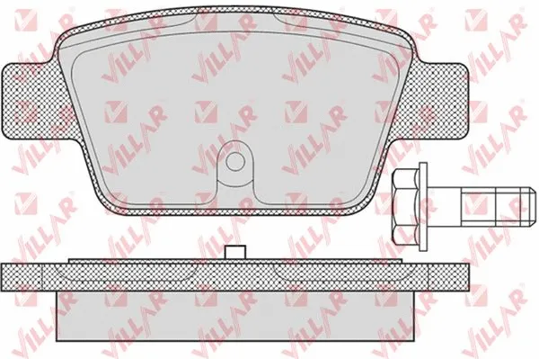 Brake Pad Set, disc brake (626.1269)