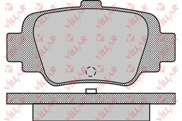 Brake Pad Set, disc brake (626.0874)
