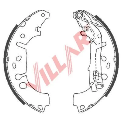 Brake Shoe Set (629.0867)