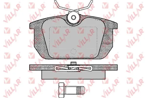 Brake Pad Set, disc brake (626.0101)