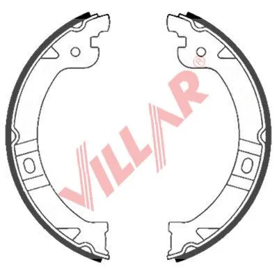 Brake Shoe Set, parking brake (629.0849)