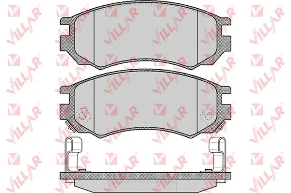 Brake Pad Set, disc brake (626.0548)