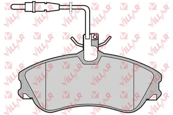 Brake Pad Set, disc brake (626.0683)
