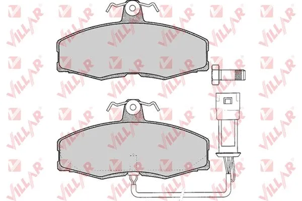 Brake Pad Set, disc brake (626.0235)