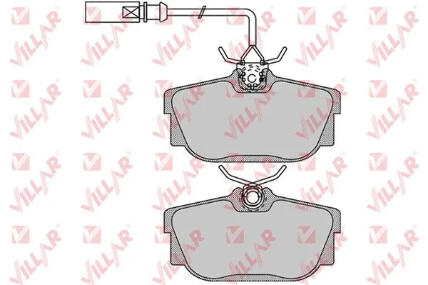 Brake Pad Set, disc brake (626.1699)