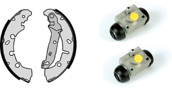 Brake Shoe Set (608.8071)