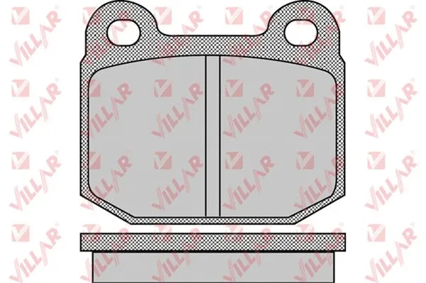 Brake Pad Set, disc brake (626.0947)
