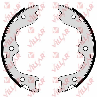 Brake Shoe Set, parking brake (629.0322)
