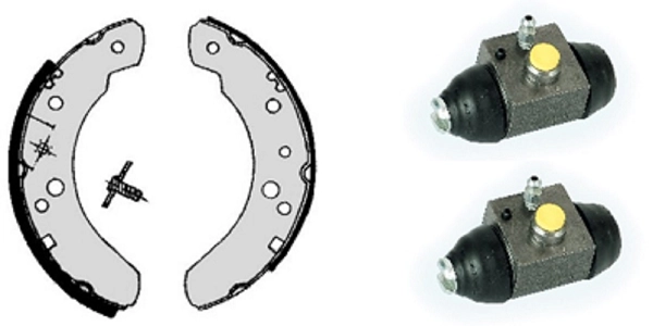 Brake Shoe Set (608.7915)
