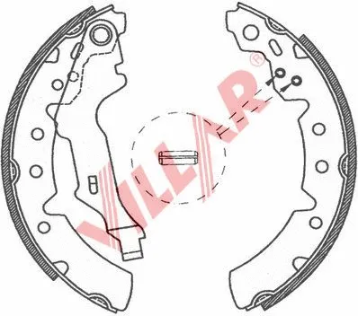 Brake Shoe Set (629.0778)