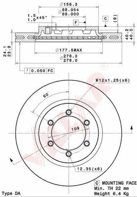 Brake Disc (628.2117)