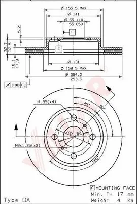 Brake Disc (628.1590)