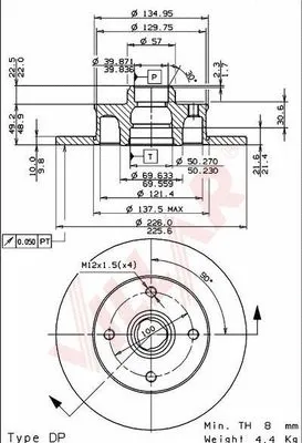 Brake Disc (628.0652)