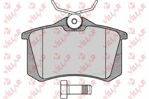 Brake Pad Set, disc brake (626.1788)