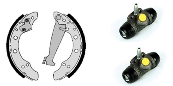 Brake Shoe Set (608.8006)
