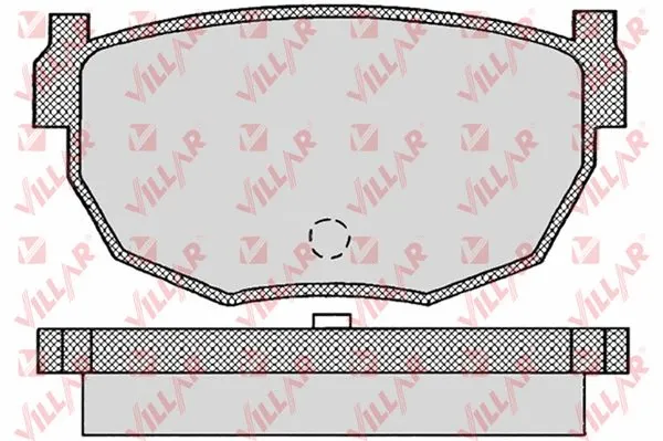 Brake Pad Set, disc brake (626.0945)