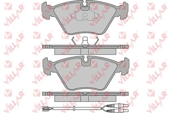 Brake Pad Set, disc brake (626.0985)