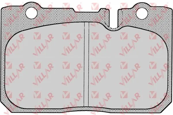 Brake Pad Set, disc brake (626.0702)