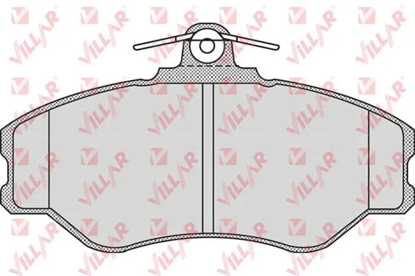 Brake Pad Set, disc brake (626.0920)