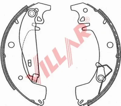 Brake Shoe Set (629.0760)