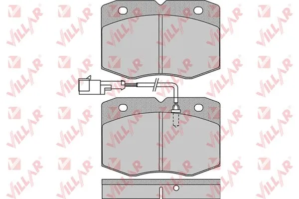 Brake Pad Set, disc brake (626.0963)