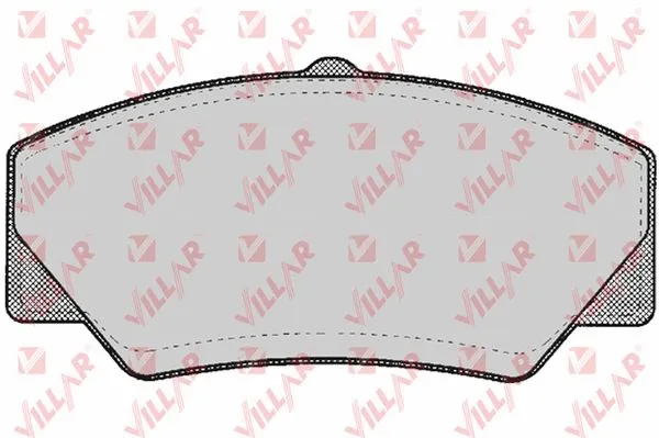 Brake Pad Set, disc brake (626.0277)