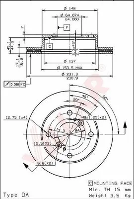Brake Disc (628.1096)