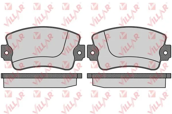 Brake Pad Set, disc brake (626.0731)