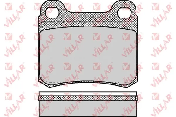 Brake Pad Set, disc brake (626.0181)